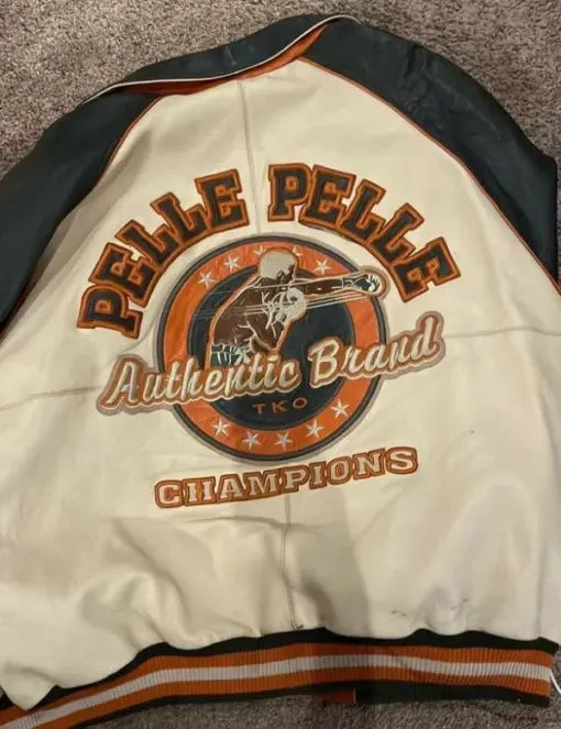 Pelle Pelle Mens Gray & Cream Jacket image 1