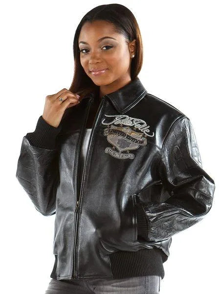 Ladies Red White & True leather Jacket image 1