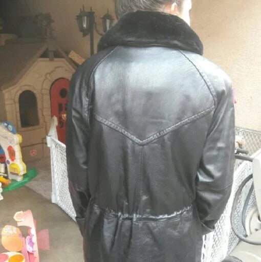 Pelle Studio Leather With Fur Collar Jacket image 1