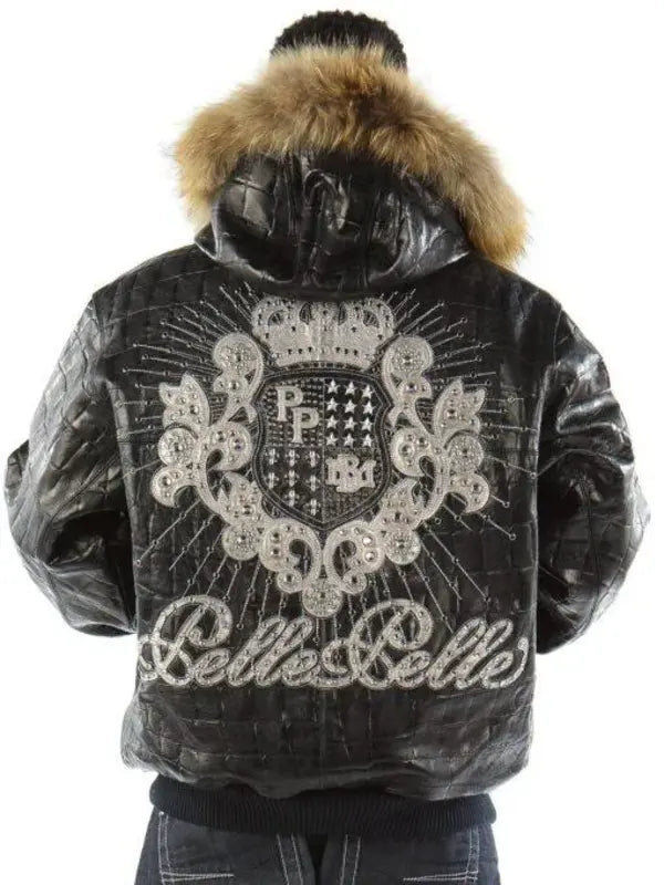 Pelle Pelle Crest Black Leather Jacket image 1