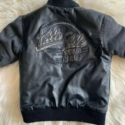 Pelle Pelle 3T 50’s Style Black Varsity Jacket image 0