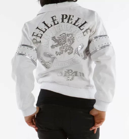 Pelle Pelle White American Princess Wool Jacket image 1
