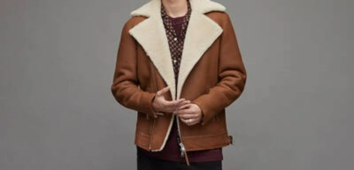 Pelle Pelle Xander Shearling Biker Jacket image 0