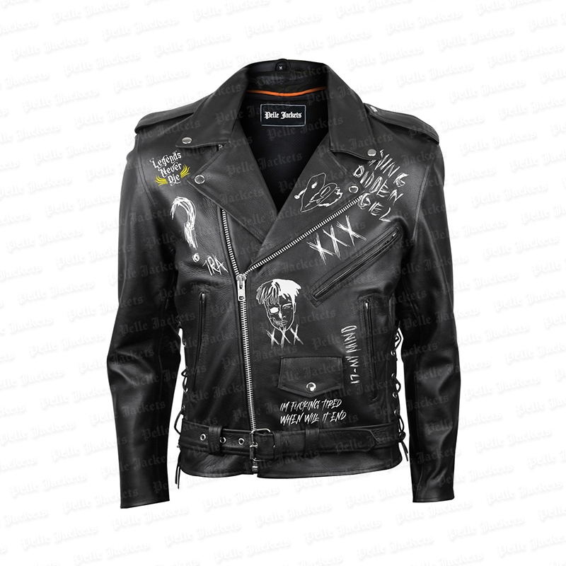 XXXtentacion Legends Never Die Black Leather Jacket image 0