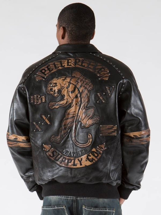 Brown Pelle Pelle Supply Co. Leather Jacket image 0