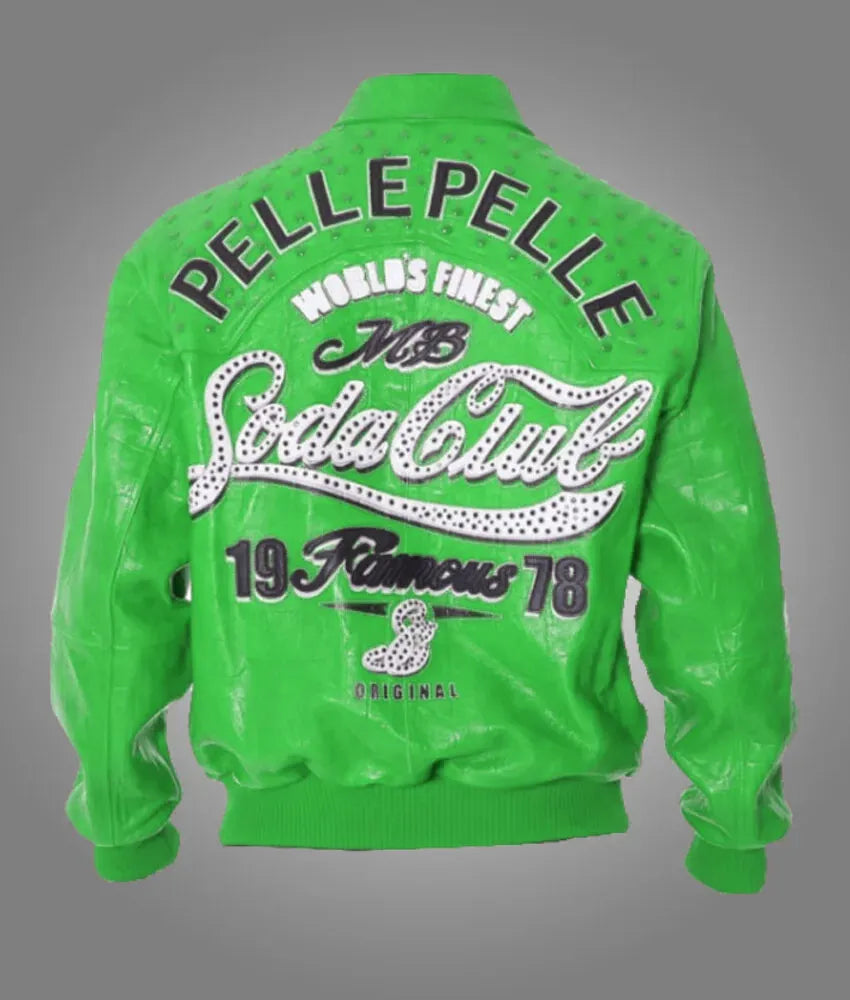 1978 Soda Club Green Pelle Pelle Jacket image 0