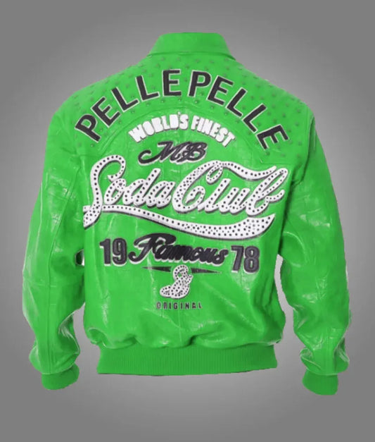 1978 Soda Club Green Pelle Pelle Jacket image 0