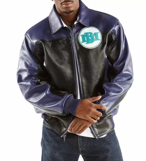 Pelle Pelle Marc Buchanan Purple Leather Jacket image 0