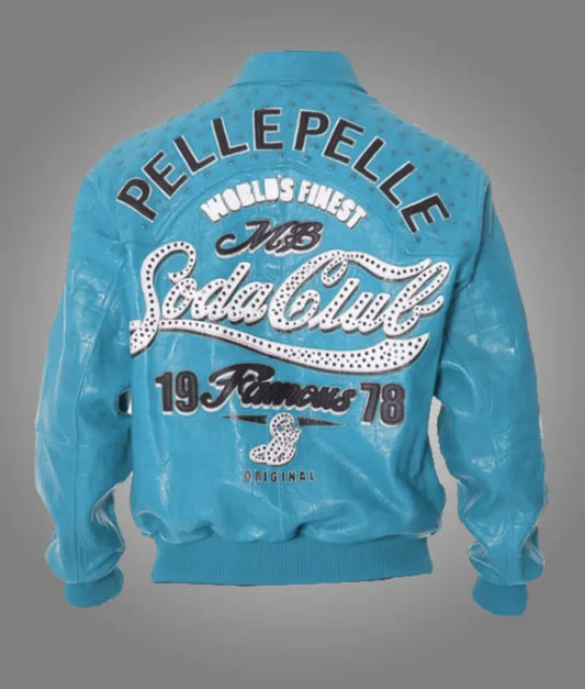1978 Soda Club Turquoise Pelle Pelle Jacket image 0