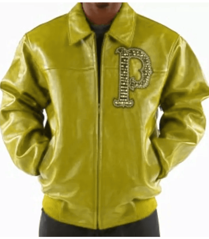 Pelle Pelle Olive Immortal Studded Leather Jacket image 0