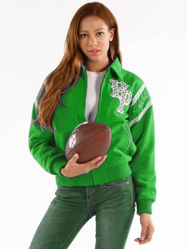 Pelle Pelle Womens Green Detroit 78 Jacket image 0