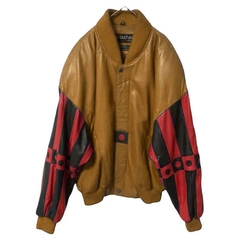 Pelle Pelle 90s Marc Buchanan Mustard Leather Jacket image 0