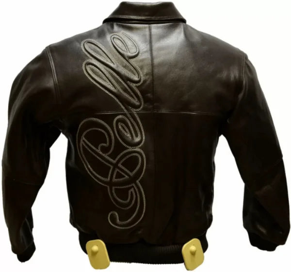 Vintage Pelle Pelle Bomber Brown Leather Jacket image 1