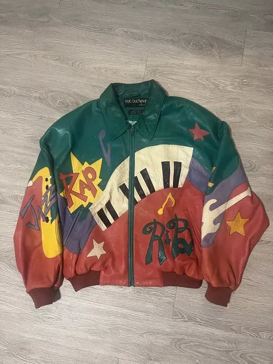 VTG Music Pelle Pelle Marc Buchanan Leather Jacket image 0