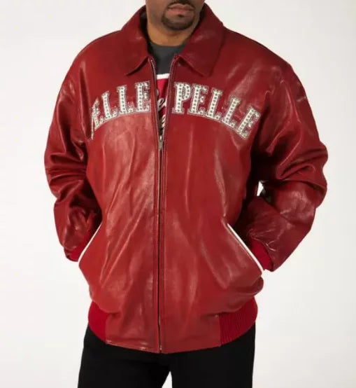 Pelle Pelle Red World’s Best 1978 Studded Jacket image 0