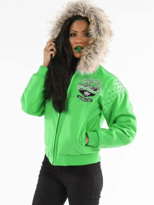 Pelle Pelle Womens Signature Green Jacket image 0
