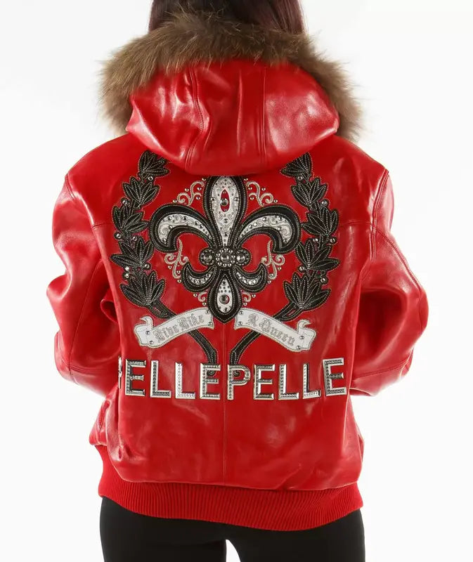 Pelle Pelle Live Like A Queen Red Hood Jacket image 0