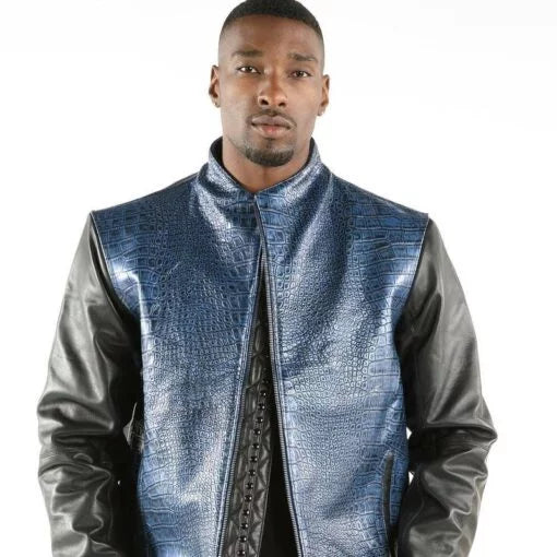 Snake Skin Pattern Pelle Pelle Jacket image 0