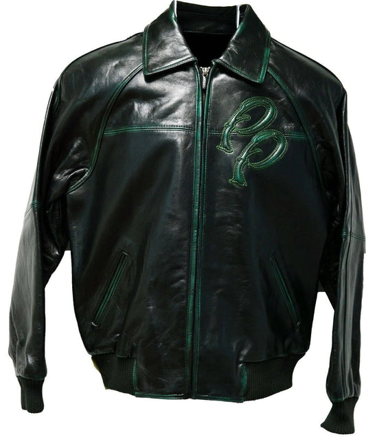 Men’s Pelle Pelle Black Full Grain Leather Jacket image 0