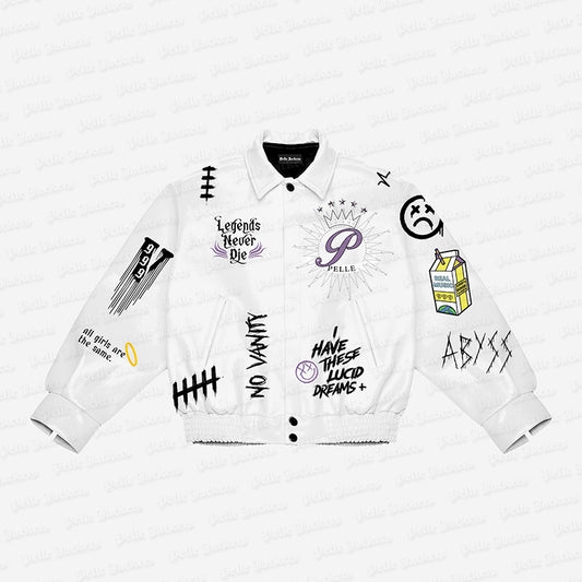Juice WRLD Legends Never Die White Jacket image 0
