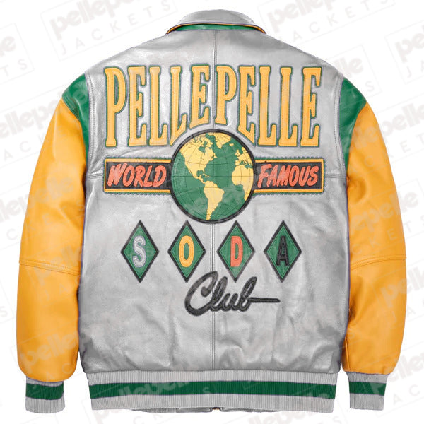 World Famous Multicolor Silver Soda Club Plush Jacket image 0