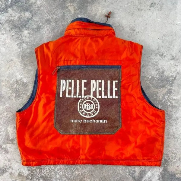 Vintage 90’s Pelle Pelle Marc Buchanan Puffer Down Vest image 1
