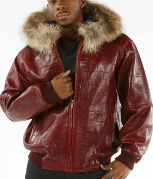 Pelle Pelle Hooded Script Jacket image 2