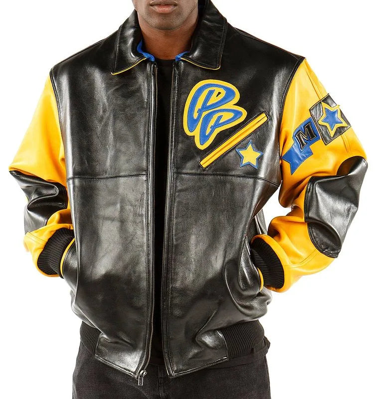 Soda Club Pelle Pelle Yellow Leather Jacket image 0
