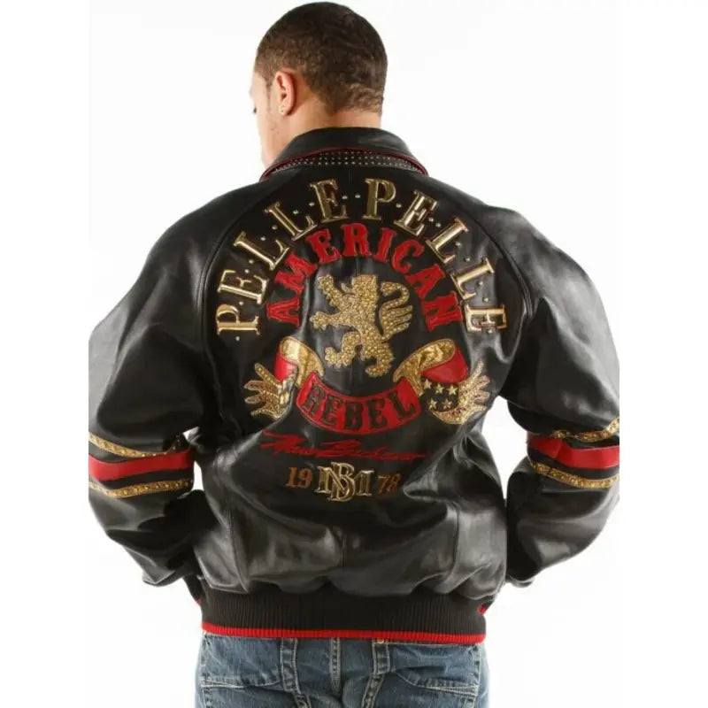 Pelle Pelle American Rebel Black Leather Jacket image 0