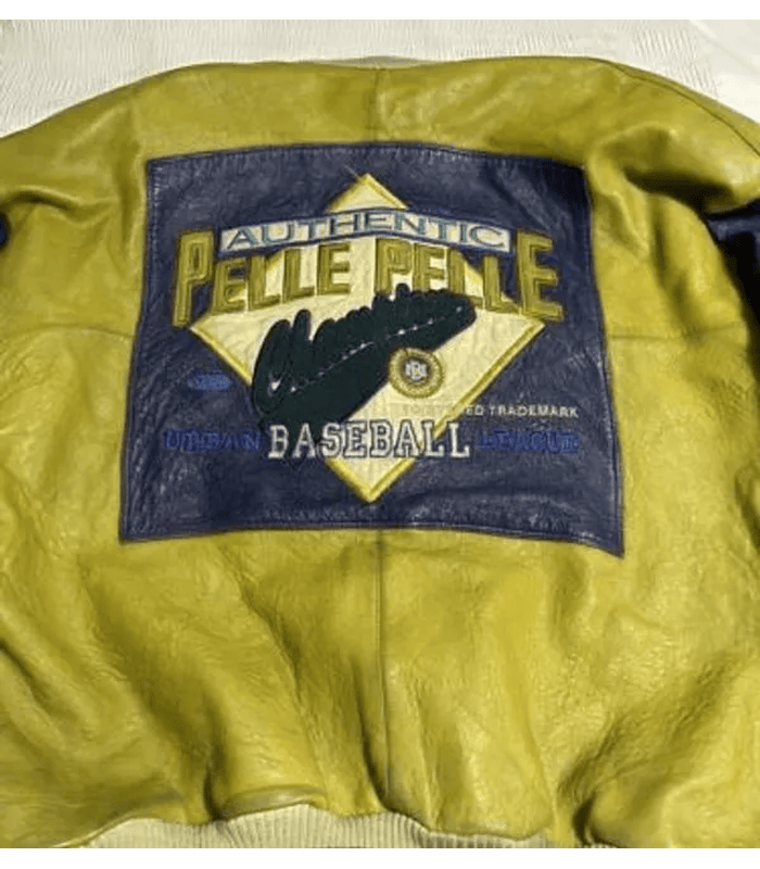 Pelle Pelle Authentic Baseball Urban League Yellow Jacket image 1