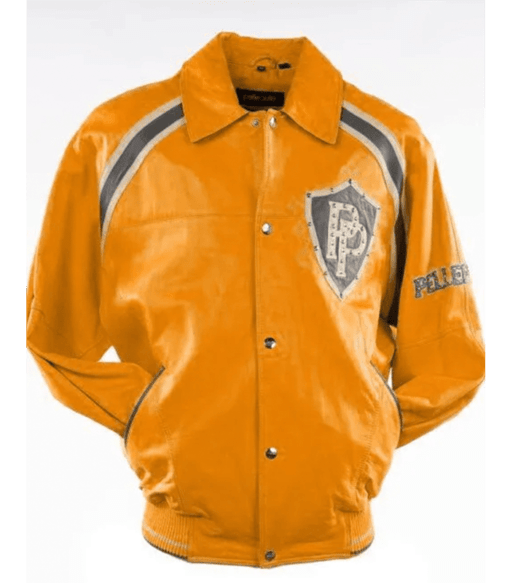 Pelle Pelle Bright Orange Varsity Jacket image 0