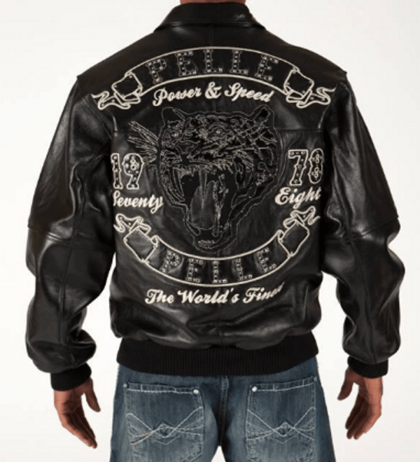 Pelle Pelle Tiger Black Plush Jacket image 1