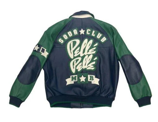Pelle Pelle Green Leather Jacket image 1