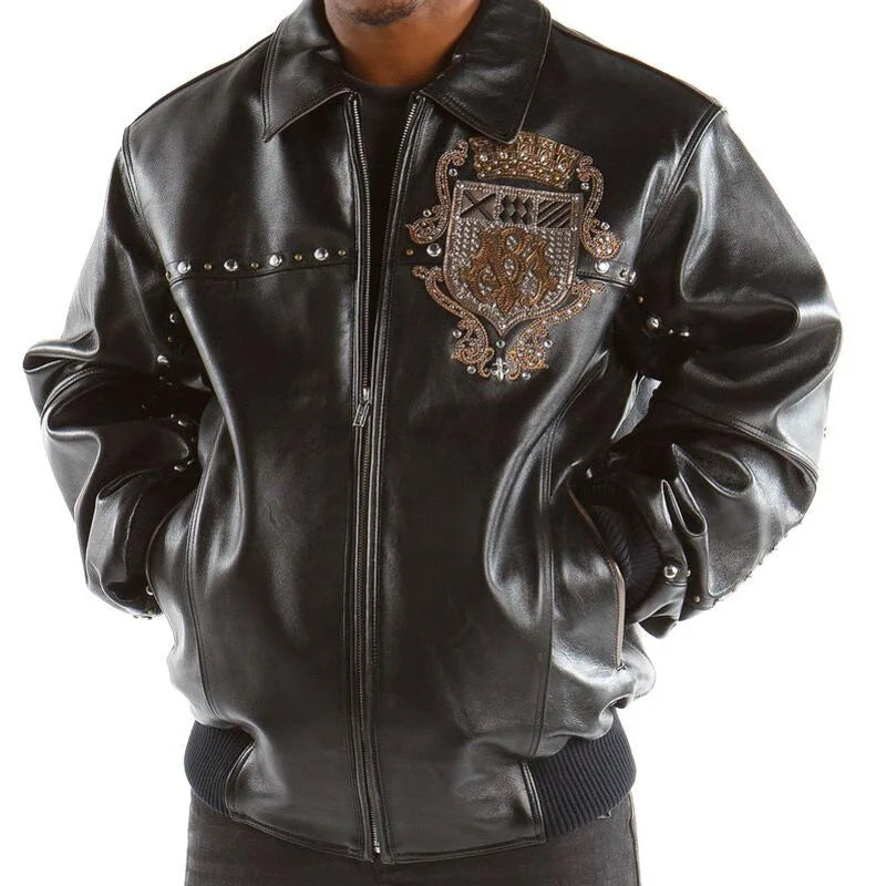 Pelle Pelle Leather Studded Jacket image 0
