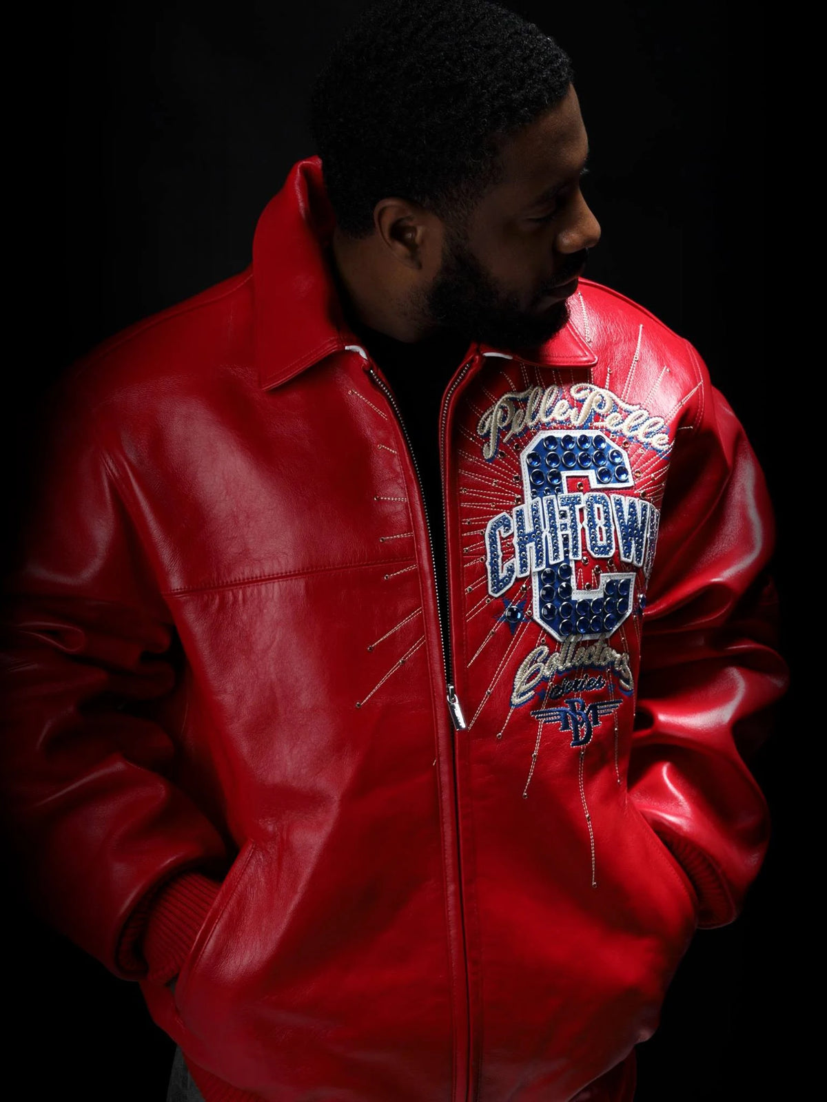 Pelle Pelle Chi-Town Top Grain Red Jacket image 1
