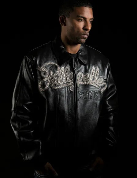 Pelle Pelle 35th Anniversary Black Studded Leather Jacket image 0