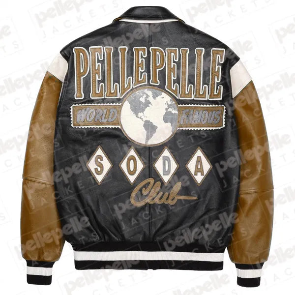 World Famous Soda Club Brown Plush Jacket image 1