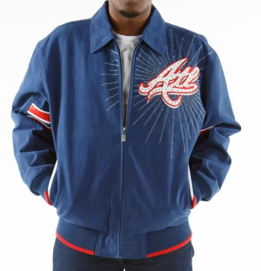 Pelle Pelle Blue Atlanta Tribute Special Cut Jacket image 1