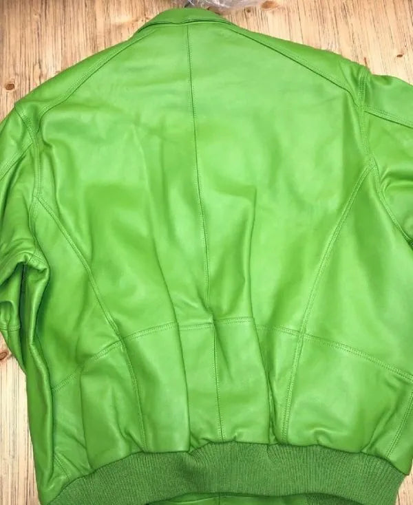 Pelle Pelle Renegade Rare Green Leather Jacket image 1