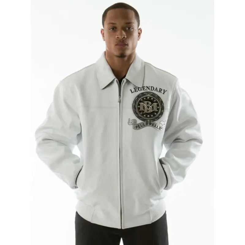 Pelle Pelle Legendary White Leather Jacket image 1