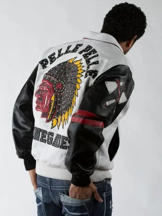 White Pelle Pelle Indian Renegades Jacket image 0