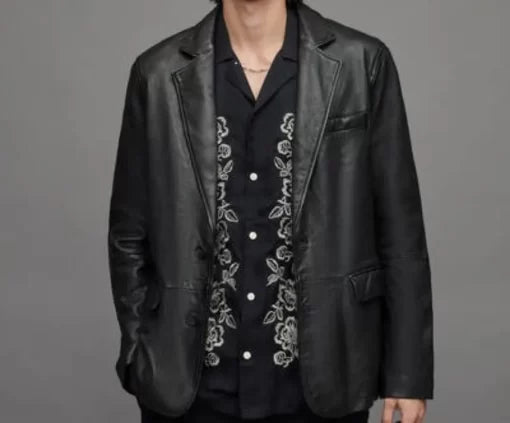 Pelle Pelle Aki Black Blazer Jacket image 0