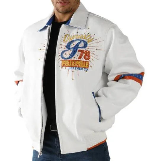 White Pelle Pelle Worldwide Dynasty Leather Jacket image 0