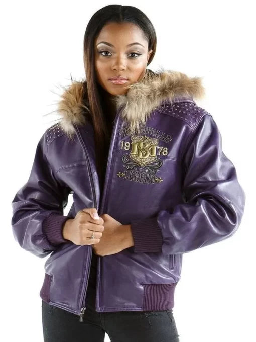 Pelle Pelle Women Legend 1978 Purple Leather Jacket image 0