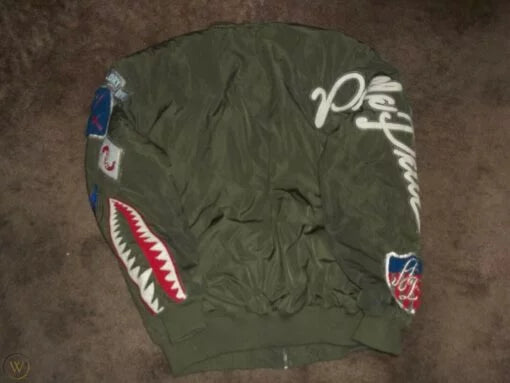 Pelle Pelle Marc Buchanan Bomber Jacket With Patches image 1