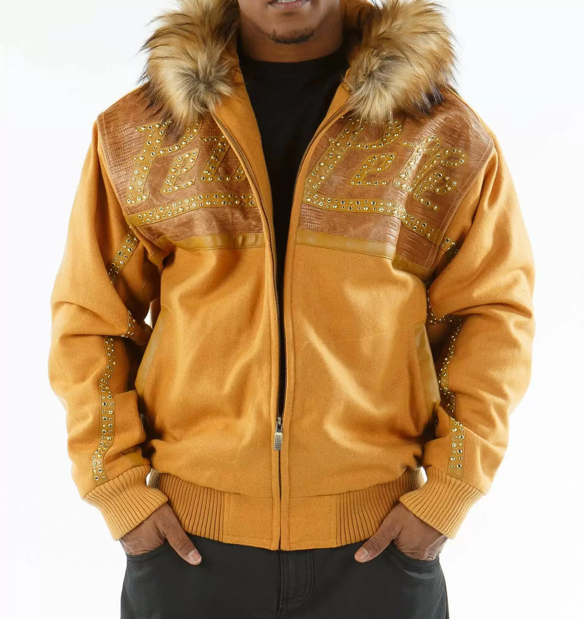 Pelle Pelle Caramel Supreme Club Hood Jacket image 0