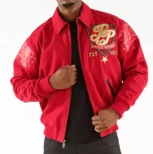 Pelle Pelle Red King Of Thrones 1978 Jacket image 0