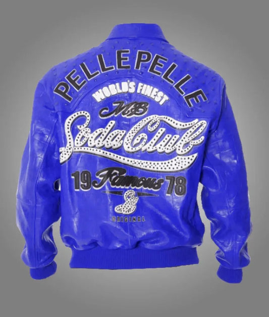 1978 Soda Club Blue Pelle Pelle Jacket image 0