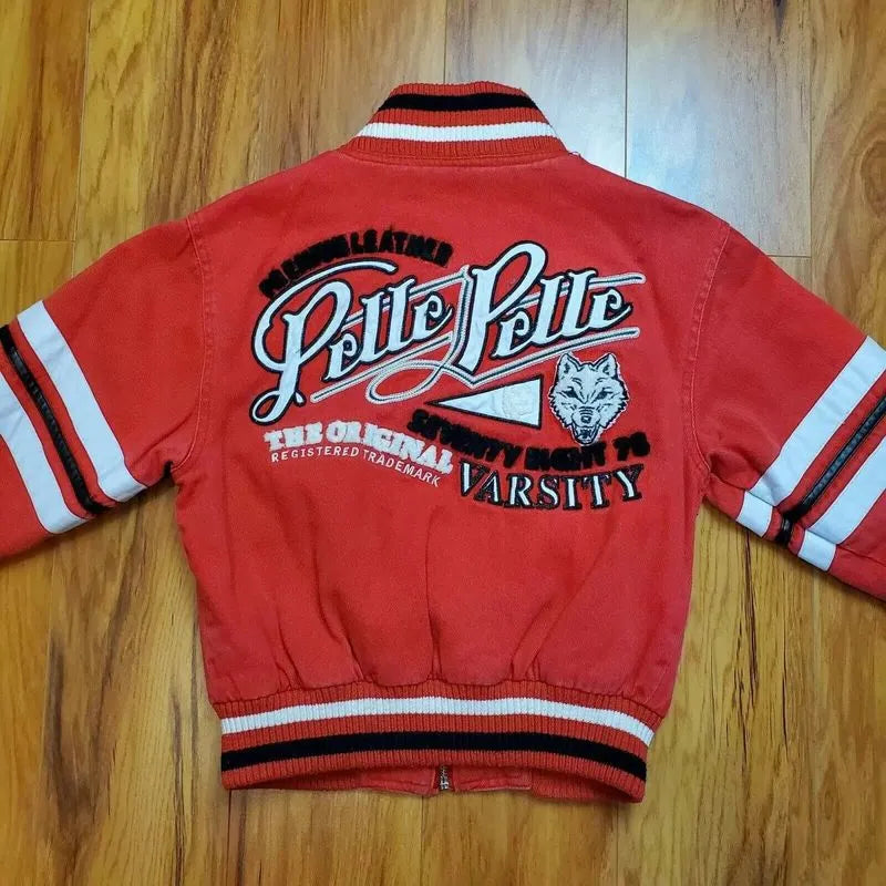 Pelle Pelle Vintage Red Varsity Jacket image 1
