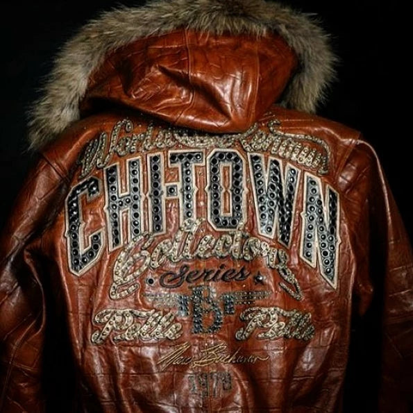 Pelle Pelle Chi-Town Brown Leather Jackets image 1